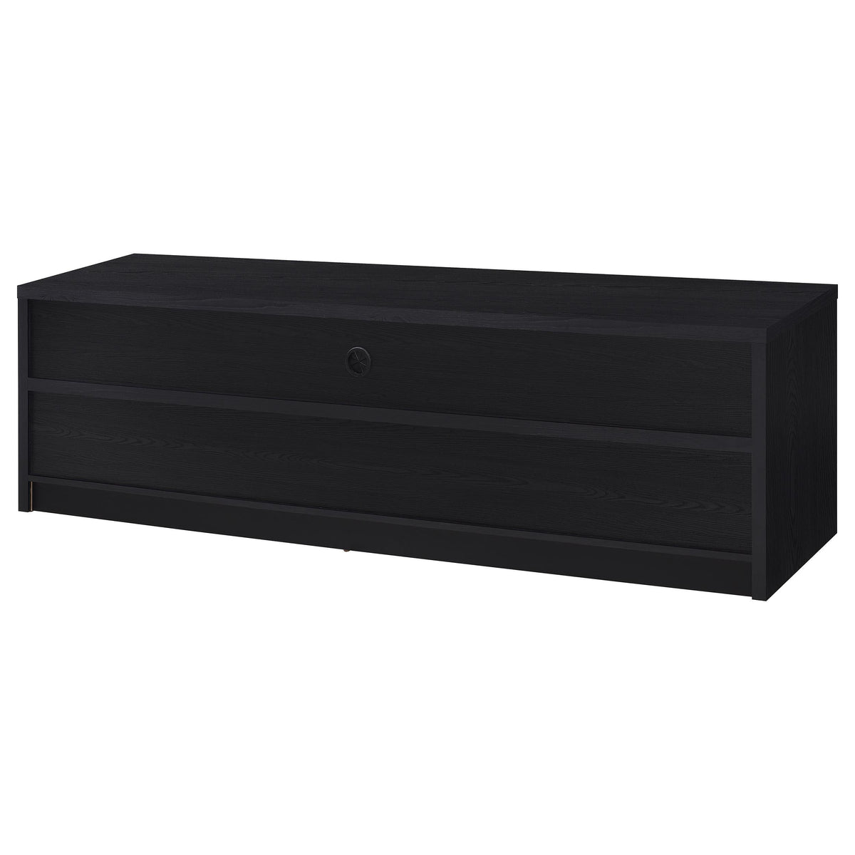 Rutland Tv Stand in Black - Coaster Furniture