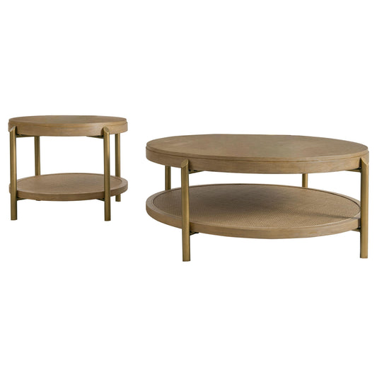 Arini Coffee Table Set in Natural - Coaster Furniture