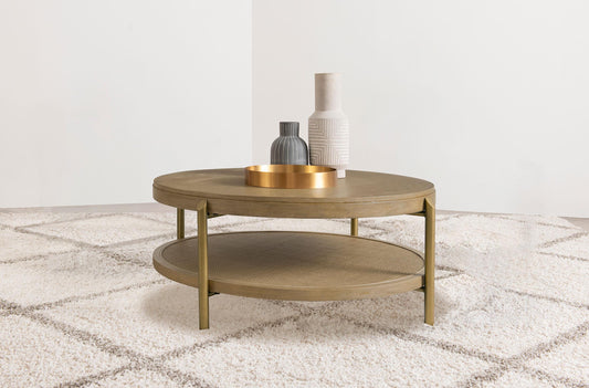 Arini Coffee Table in Natural - Coaster Furniture
