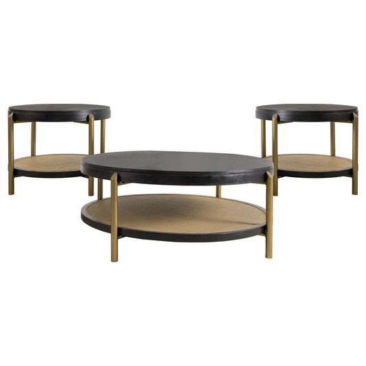 Arini Coffee Table Set in Natural - Coaster Furniture