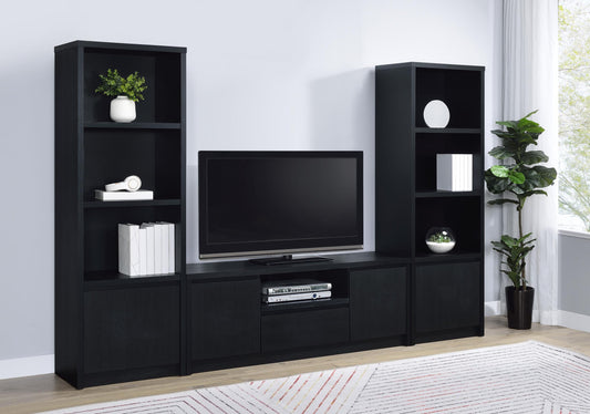 Knapp Entertainment Center in Black - Coaster Furniture