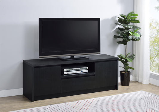 Knapp Tv Stand in Black - Coaster Furniture