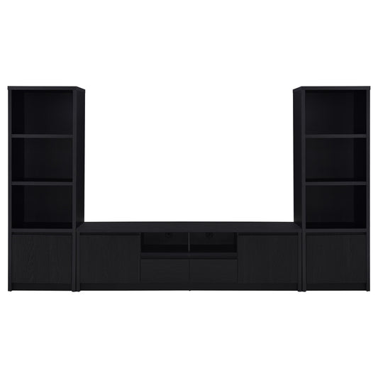 Knapp Entertainment Center in Black - Coaster Furniture