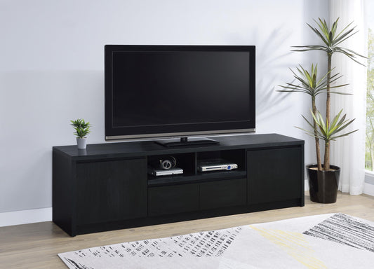 Knapp Tv Stand in Black - Coaster Furniture
