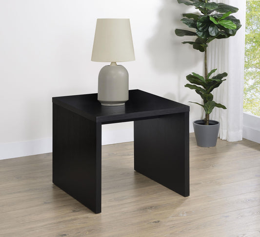 Knapp End Table in Black - Coaster Furniture