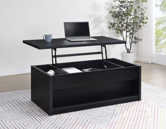 Knapp Coffee Table in Black - Coaster Furniture