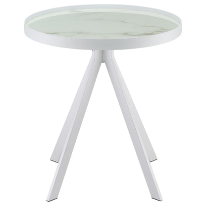 Briggs Coffee Table Set in White - Coaster Furniture