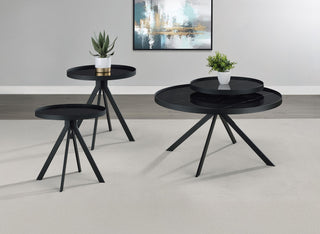 Briggs Coffee Table Set in Black - Coaster Furniture