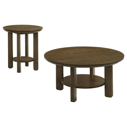 Ottowa Coffee Table Set in Brown - Coaster Furniture