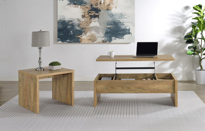 Canoga Coffee Table Set in Mango - Coaster Furniture