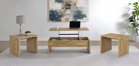 Canoga Coffee Table Set in Mango - Coaster Furniture