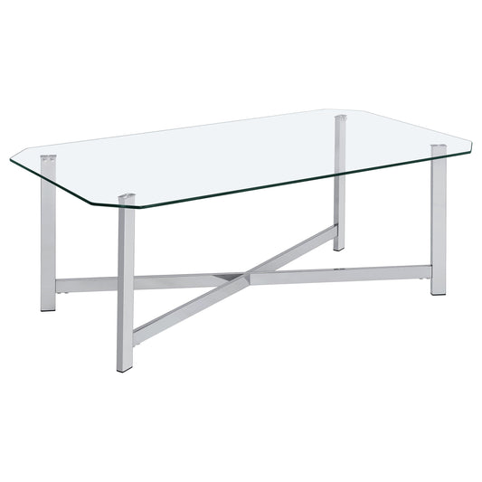 Cronin Coffee Table in Chrome - Coaster Furniture