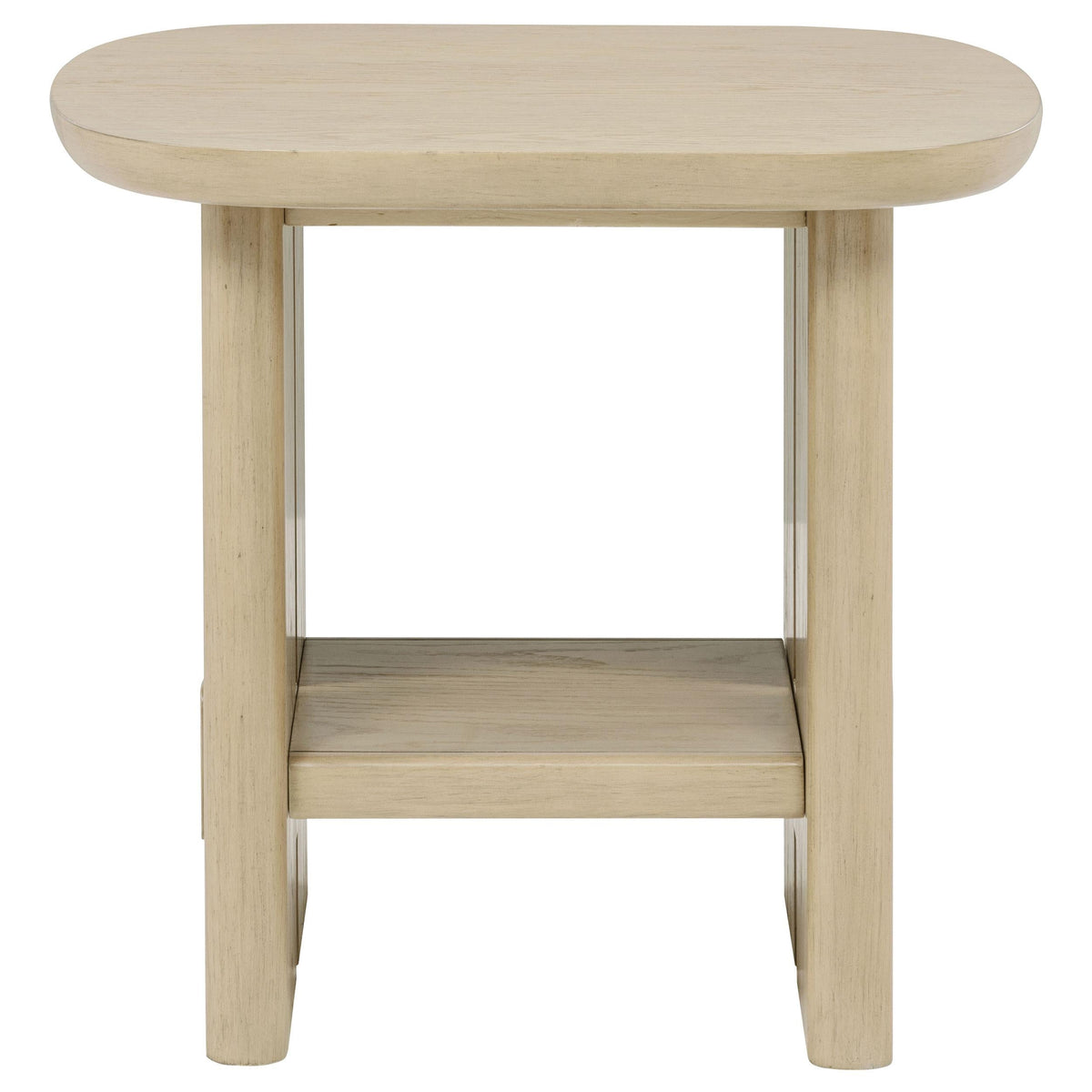 Kailani END &amp; SIDE TABLE in Beige Oak - Coaster Furniture