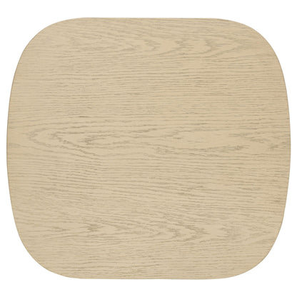 Kailani END &amp; SIDE TABLE in Beige Oak - Coaster Furniture