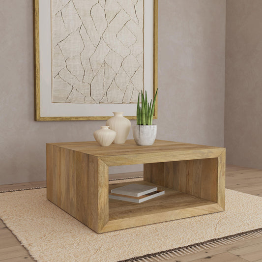 Benton Coffee Table in Natural - Coaster Furniture