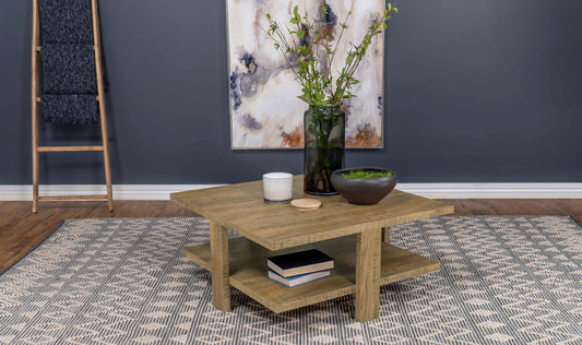 Dawn Coffee Table in Mango - Coaster Furniture
