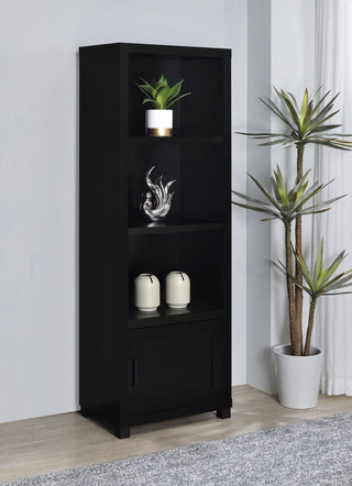 Jupiter Media Tower in Black - Coaster Furniture