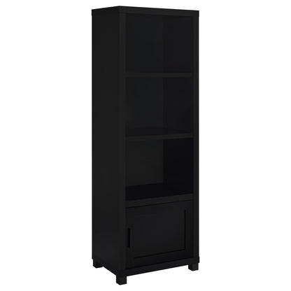 Jupiter Media Tower in Black - Coaster Furniture