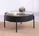 Ozella Coffee Table in Rustic Brown - Coaster Furniture
