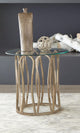 Monett End Table in Chocolate Chrome - Coaster Furniture