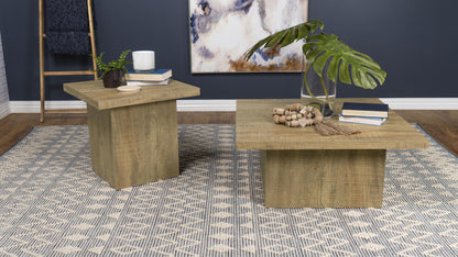 Devar Coffee Table Set in Mango - Coaster Furniture