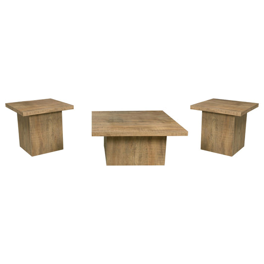 Devar Coffee Table Set in Mango - Coaster Furniture