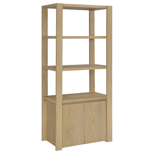 Laurelton Media Tower in Light Oak - Coaster Furniture