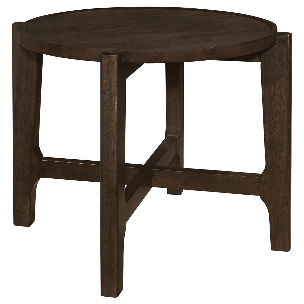 Cota End Table in Dark Brown - Coaster Furniture