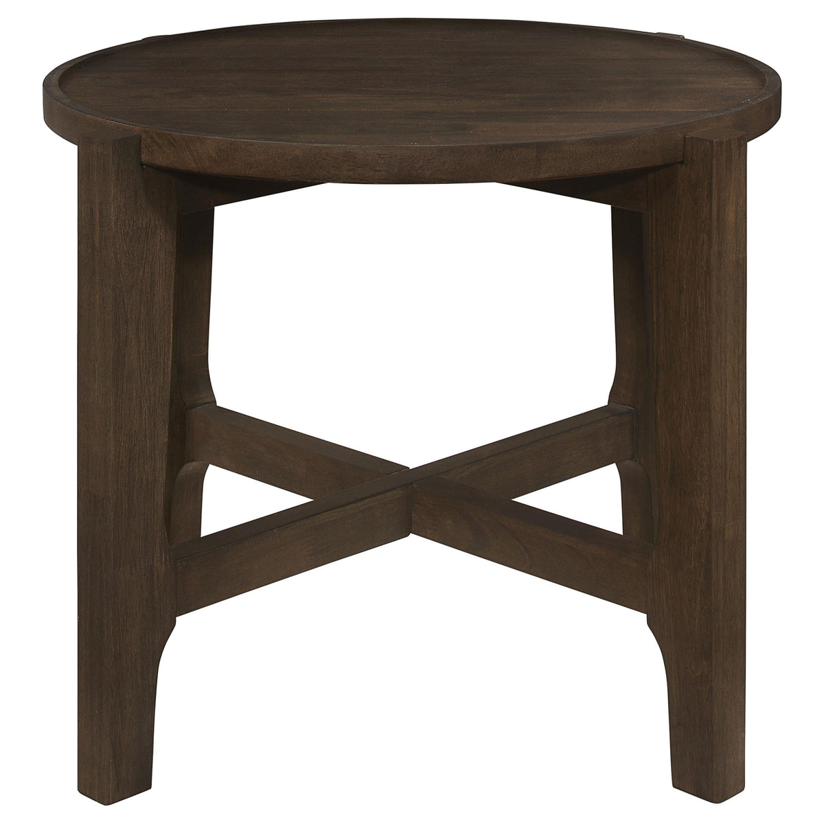 Cota End Table in Dark Brown - Coaster Furniture