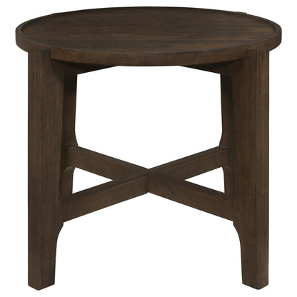 Cota End Table in Dark Brown - Coaster Furniture