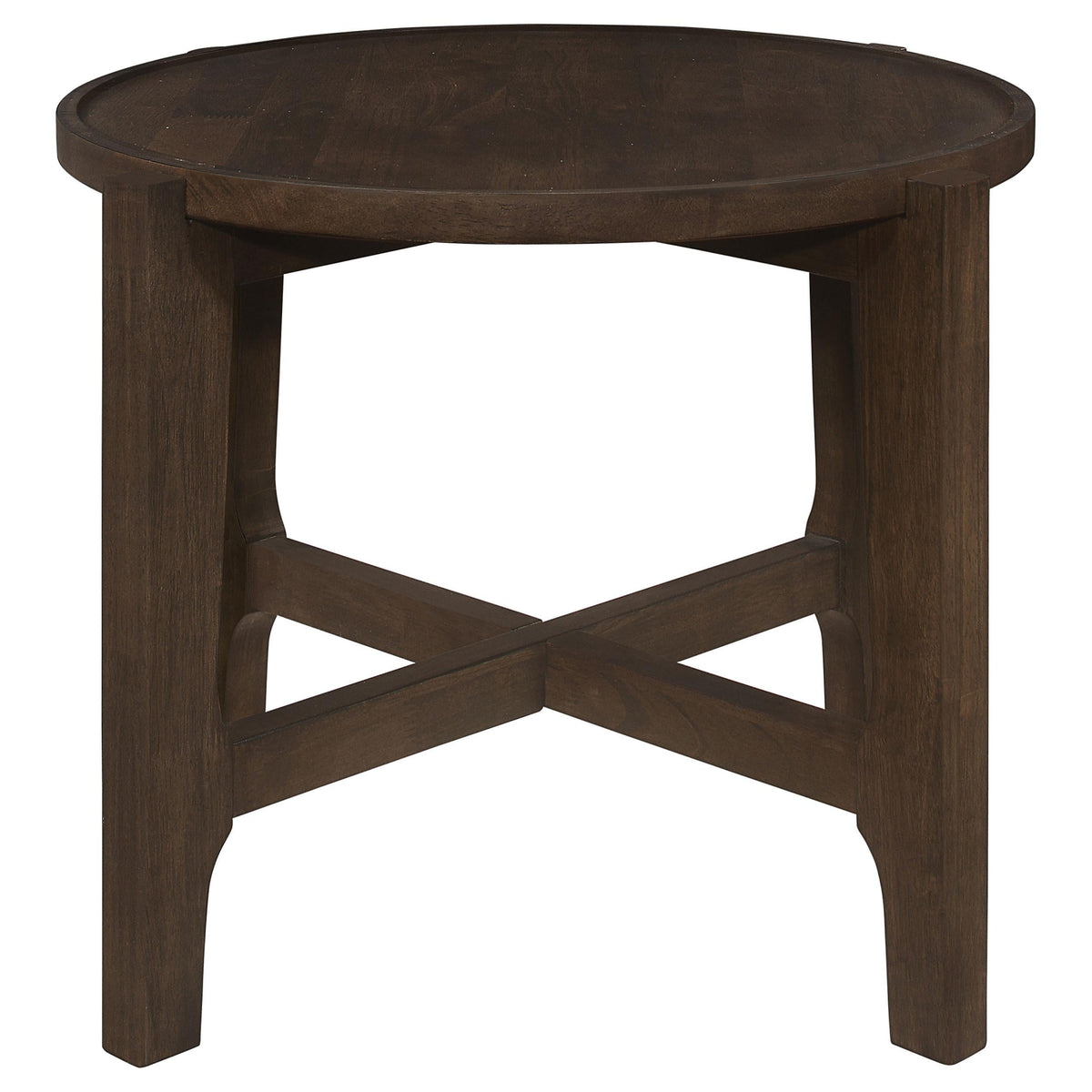 Cota End Table in Dark Brown - Coaster Furniture