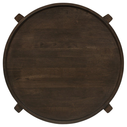 Cota End Table in Dark Brown - Coaster Furniture