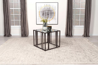 Adri End Table in Black Nickel - Coaster Furniture