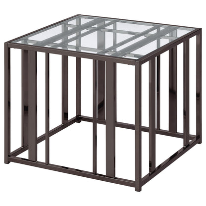 Adri End Table in Black Nickel - Coaster Furniture