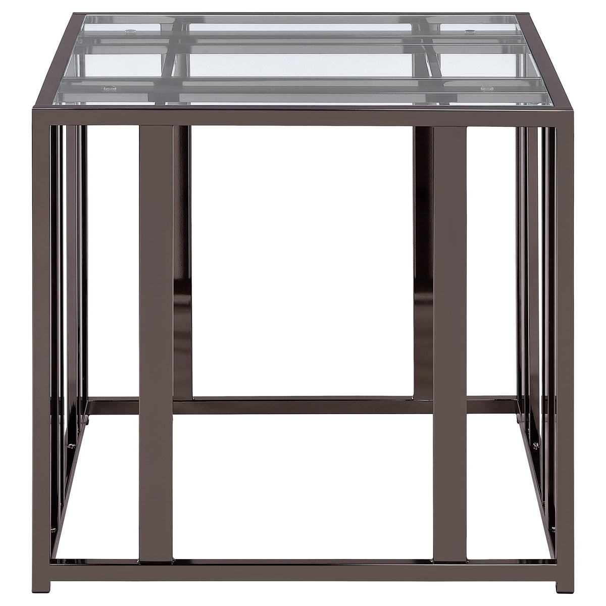 Adri End Table in Black Nickel - Coaster Furniture