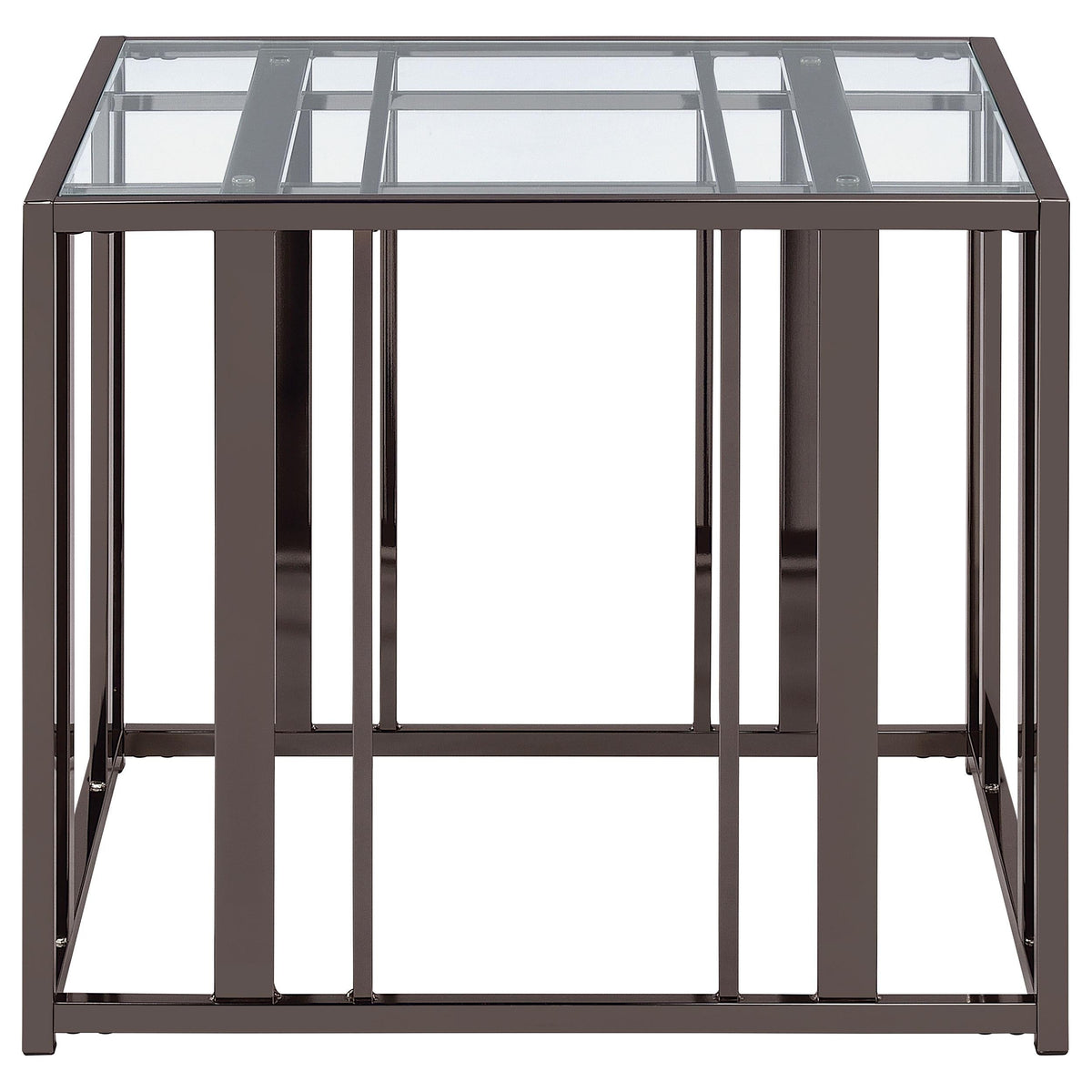 Adri End Table in Black Nickel - Coaster Furniture
