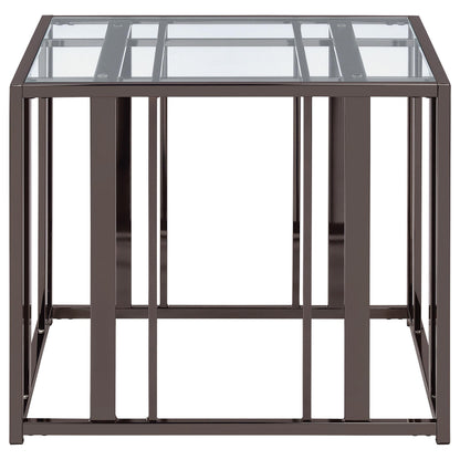 Adri End Table in Black Nickel - Coaster Furniture