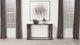 Adri Sofa Table - Black Nickel