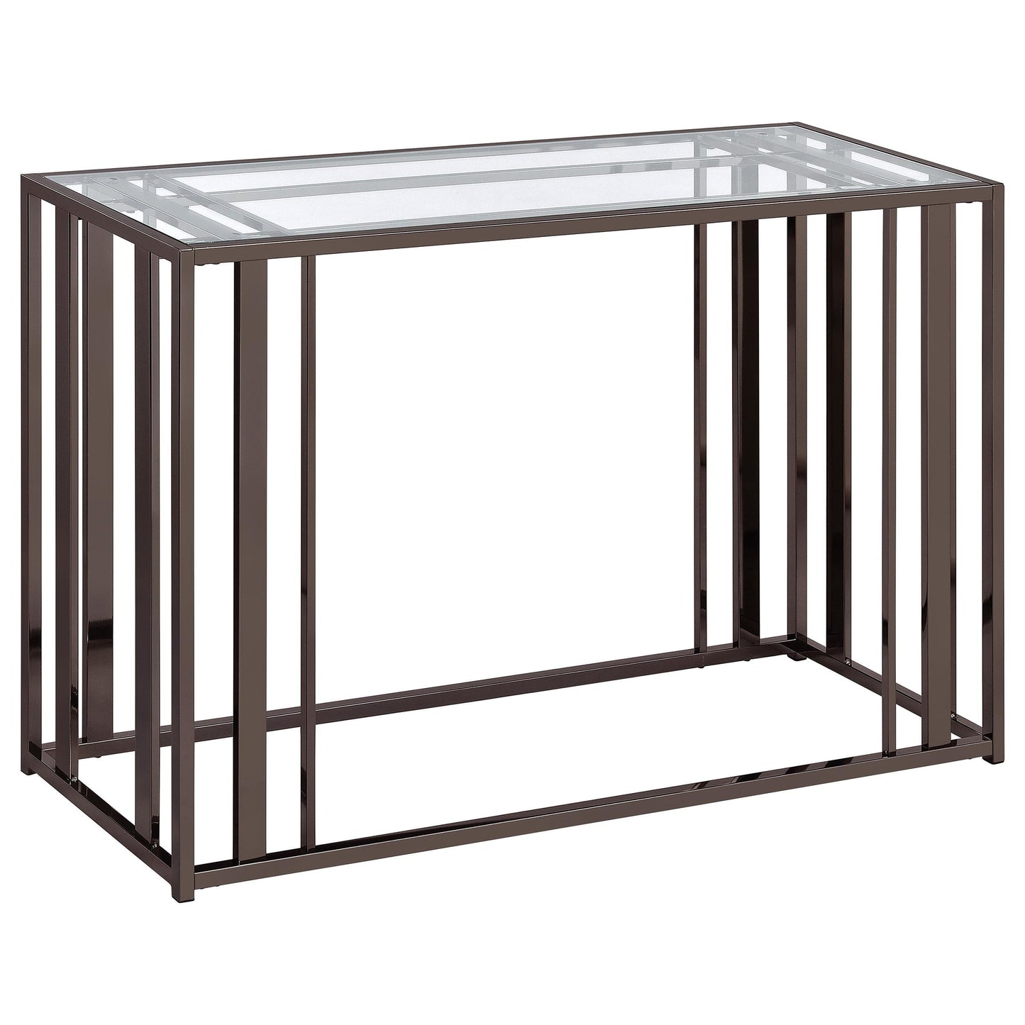 Adri Sofa Table - Black Nickel