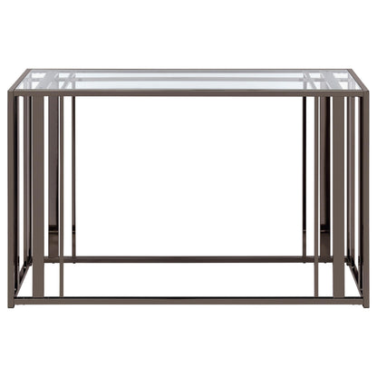Adri Sofa Table - Black Nickel