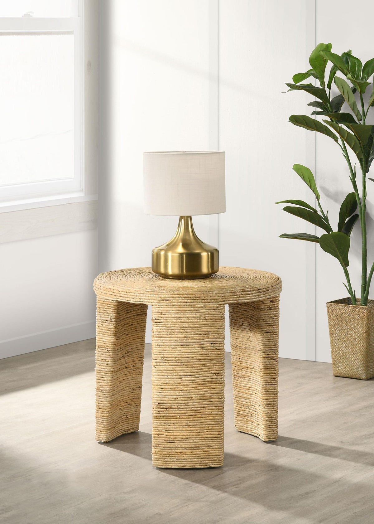 Artina End Table in Natural - Coaster Furniture