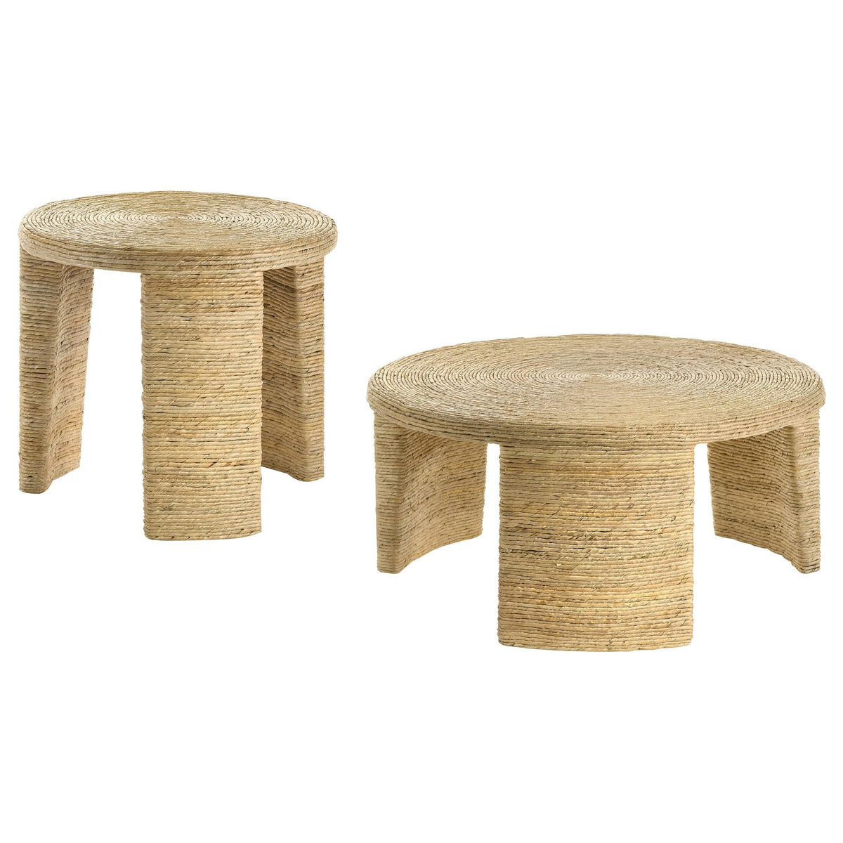 Artina Coffee Table 2 Set in Natural - Coaster Furniture