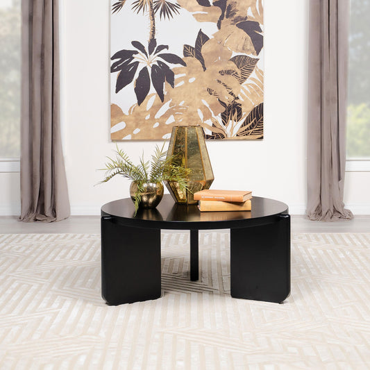 Cordova Coffee Table in Black - Coaster Furniture