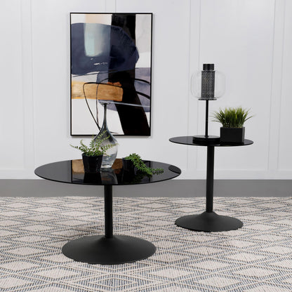 Ganso End Table in Black - Coaster Furniture