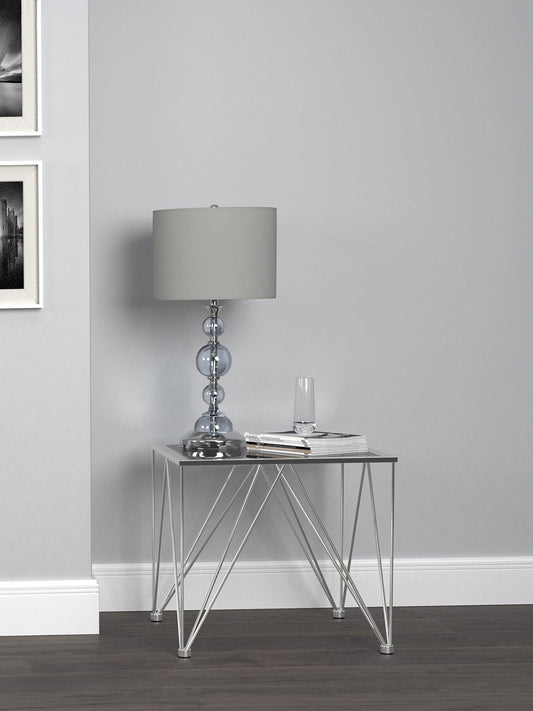 Chalet End Table in Chrome - Coaster Furniture