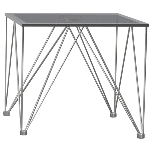 Chalet End Table in Chrome - Coaster Furniture