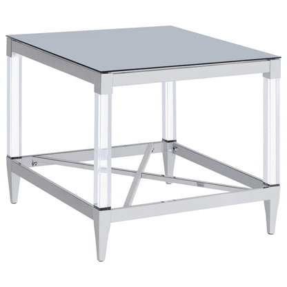 Lindley Coffee Table Set in Chrome - Coaster Furniture