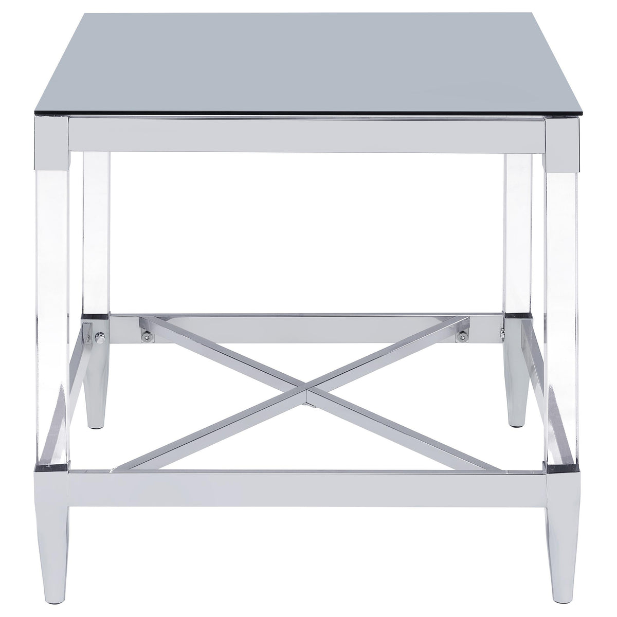 Lindley Coffee Table Set in Chrome - Coaster Furniture
