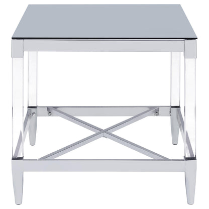 Lindley Coffee Table Set in Chrome - Coaster Furniture