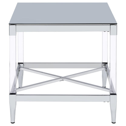 Lindley Coffee Table Set in Chrome - Coaster Furniture